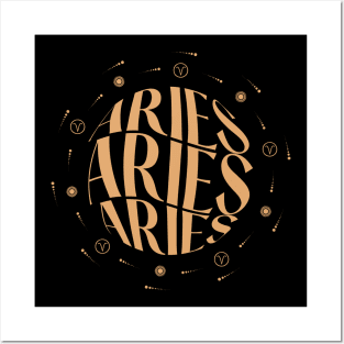 ARIES ZODIAC ASTROLOGY Posters and Art